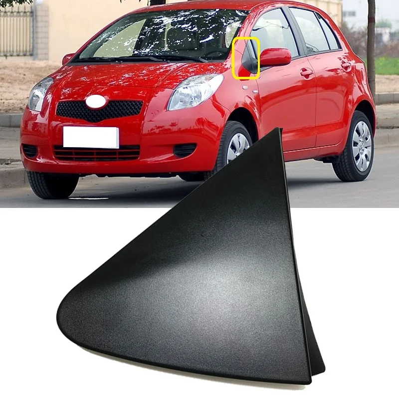 Yasong Front Window Triangle Corner Trim Panel For TOYOTA Yaris 2008-2013 Side Rearview Mirror Window Outer Garnish Plate
