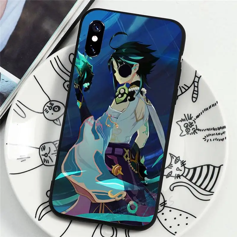 

Genshin Impact Xiao hot game Phone Case For Xiaomi Redmi note 7 8 9 t k30 max3 9 s 10 pro lite