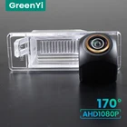 GreenYi 1080P HD 170  Автомобильная камера заднего вида для Nissan Qashqai X-Trail Geniss Pathfinder Night Vision Reverse Reversing 4 pin автомобильная парковка AHD