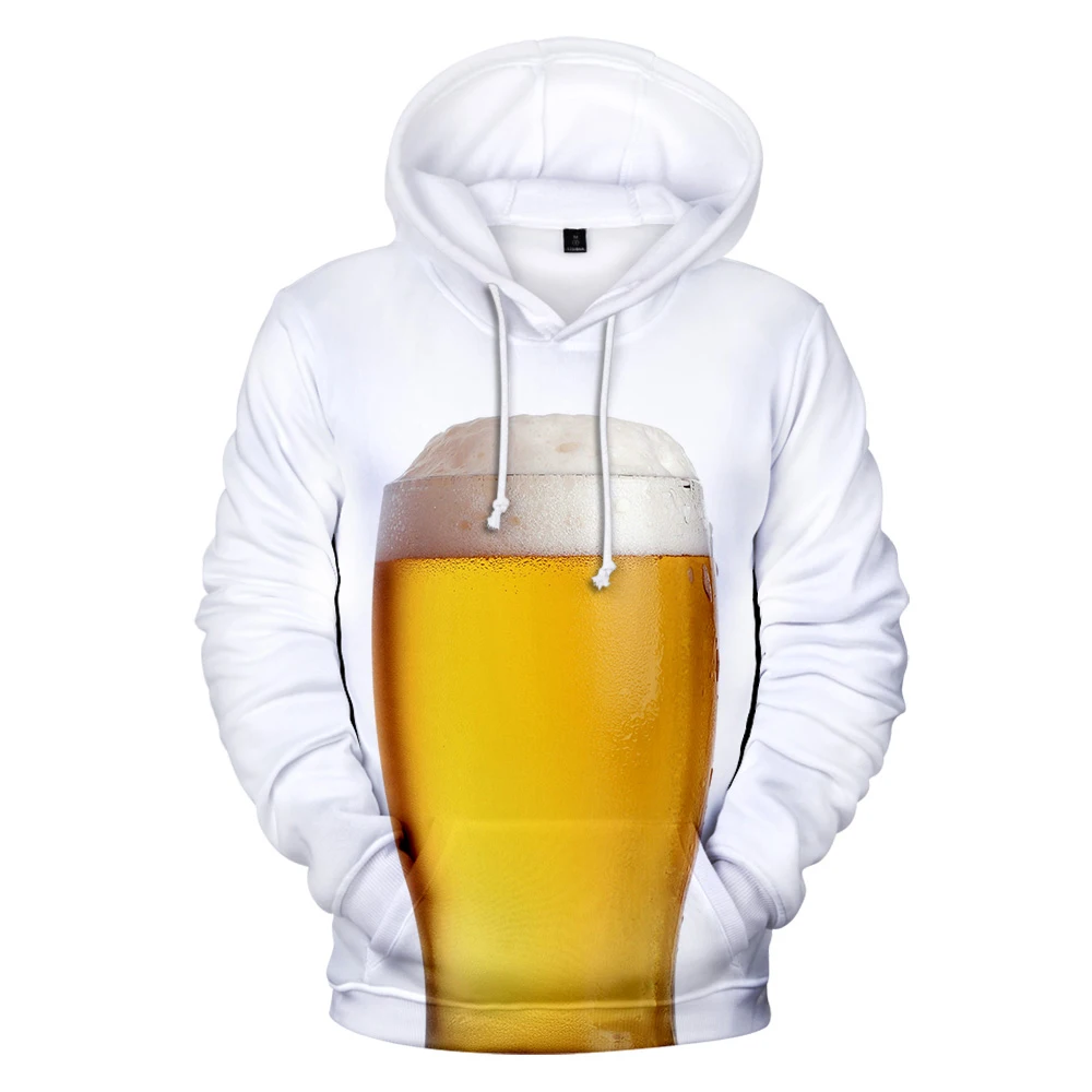 

2019 Beer Day 3D Hoodies Print Casual Style Nwe Clothes Women/men Casual 3D Clothes Slim Hot Sale Comfatable Hooded Tops