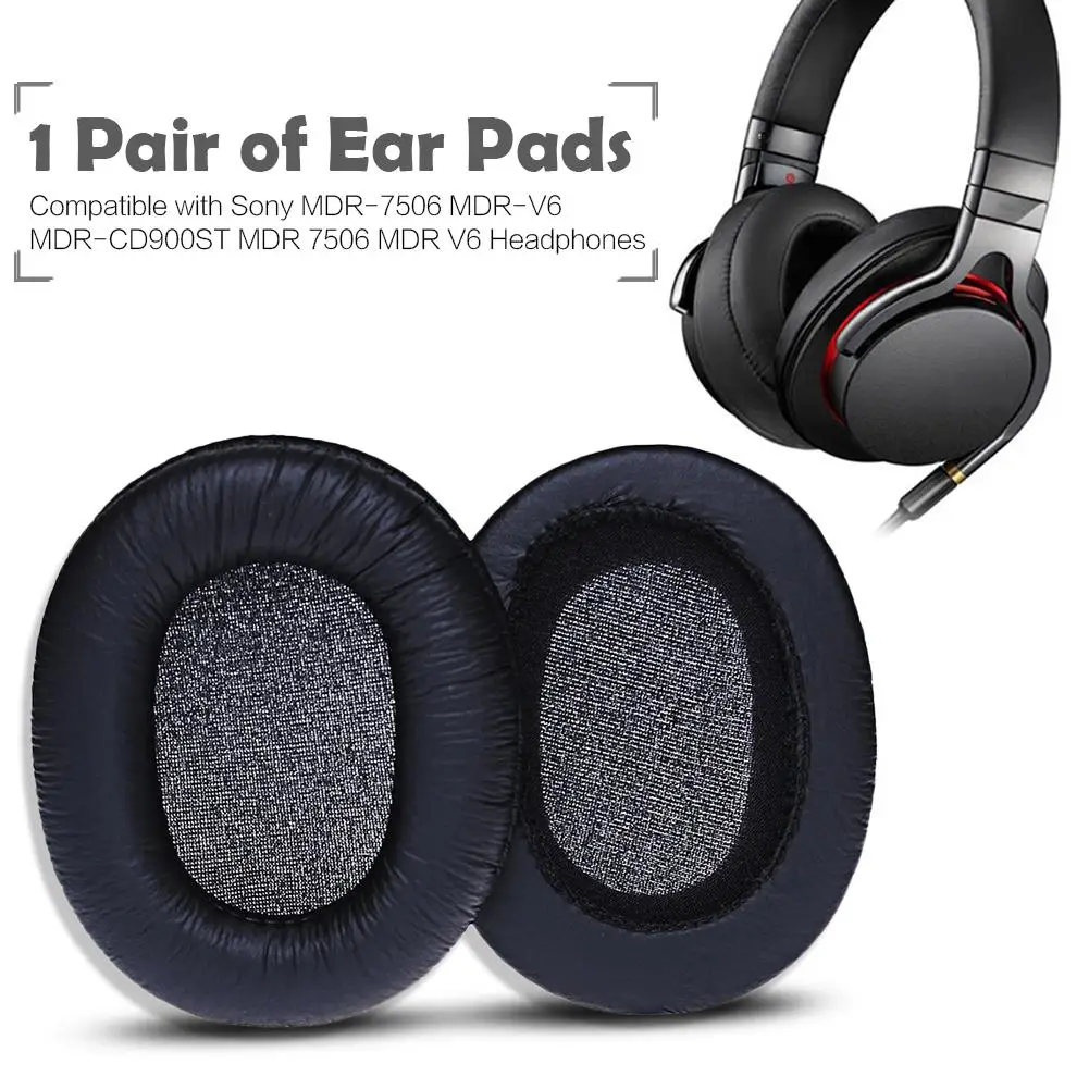 Из 2 предметов Замена утолщенной амбушюры для sony/sony MDR 7506 V6 900ST губка наушники