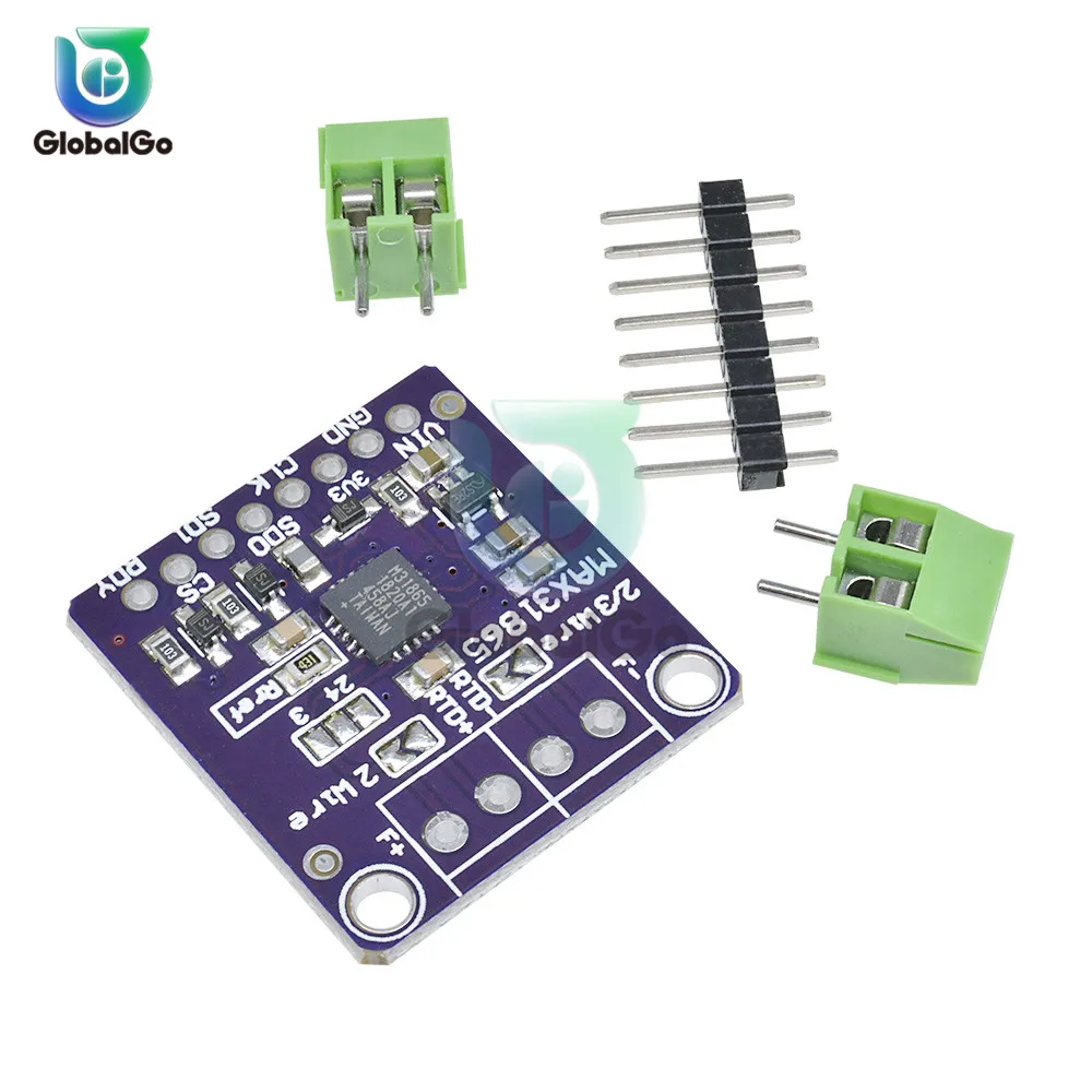 Модуль датчика температуры MAX31865 Платиновое сопротивление модуль PT100 PT1000