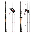 KYORIM K1 4 секций путешествия Baitcasting спиннинг; Удочка; 1,87 м приманку трость с стержень Сумка рыболовные снасти аксессуары