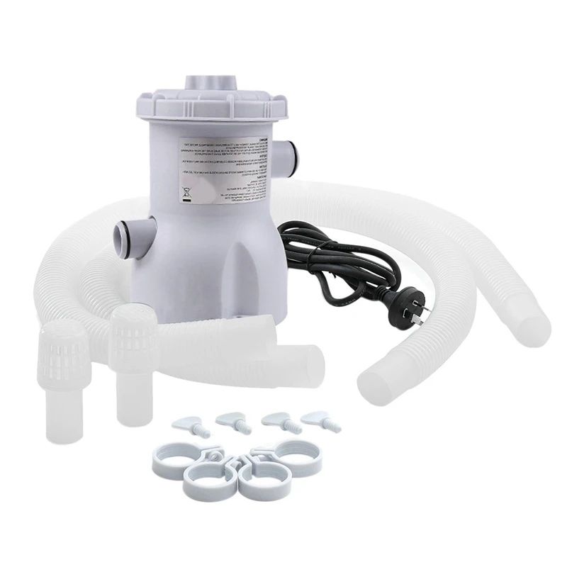 

6Pcs for Intex Reusable Washable Foam Hot Tub Filter with 220V Electric Filter Pump Swimming Pool Pump Kit EU Plug