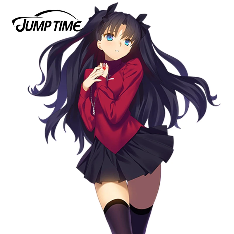 Автомобильный Стайлинг JumpTime 13 см x 10 7 симпатичная красота мультяшный Тосака Рин