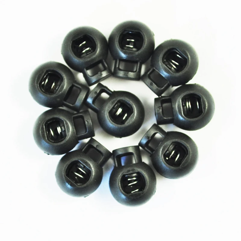 

Spring Loaded Round Toggle Stop Cord Locks End 10 Pcs