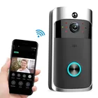 Беспроводной дверной звонок с Wi-Fi и камерой, видеодомофон с мониторингом, умное кольцо, камера для домашней безопасности