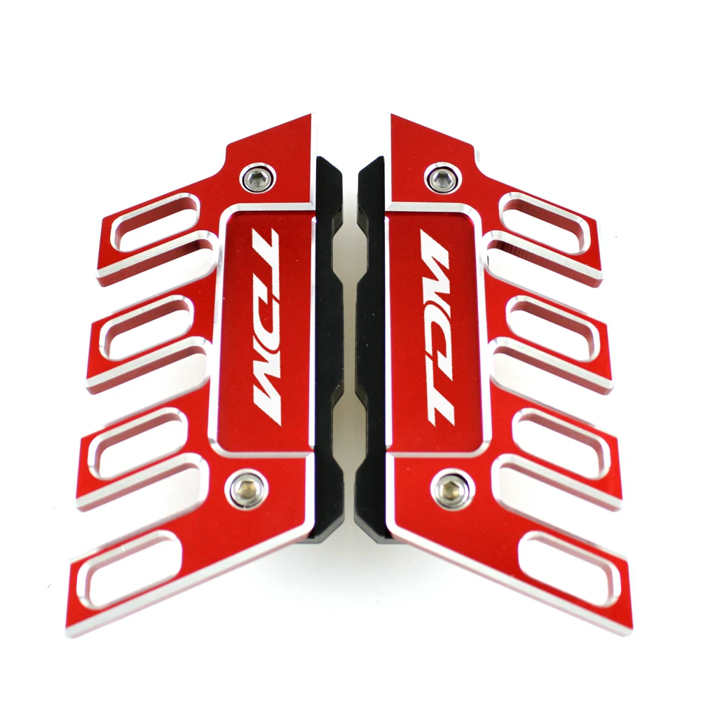 

With Logo For YAMAHA TDM 900 Motorcycle CNC Accessories Mudguard Side Protection Block Front Fender Anti-Fall Slider