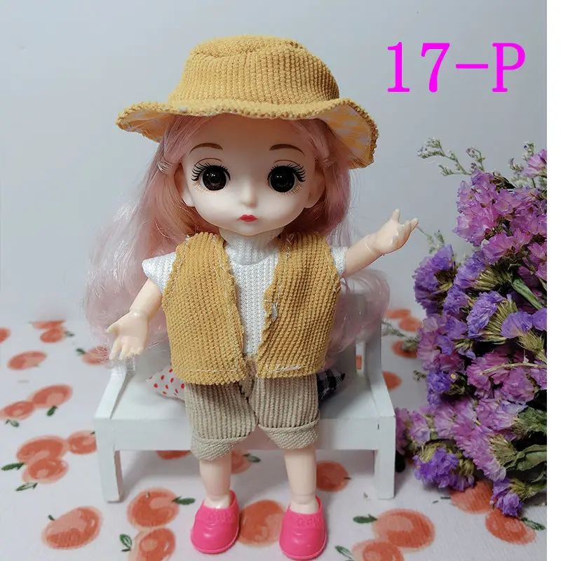 

Шарнирная кукла с одеждой, комплектом аксессуаров, кукла, наряд, игрушки для детей, 16 см