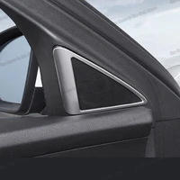lsrtw2017 car a post window sound speaker triangle trim cover for buick regal opel insignia 2017 2018 2019 2020 2021 accessories