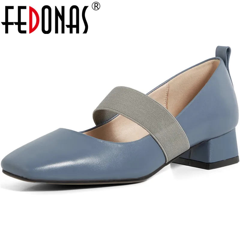 FEDONAS/Топ Коллекция 2021 года Сезон лето-осень Женская обувь из натуральной кожи