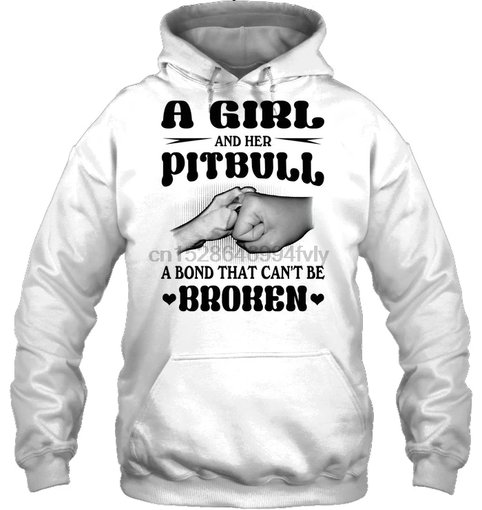 Мужская толстовка с капюшоном девушка и ее питбуль связь которая не может быть