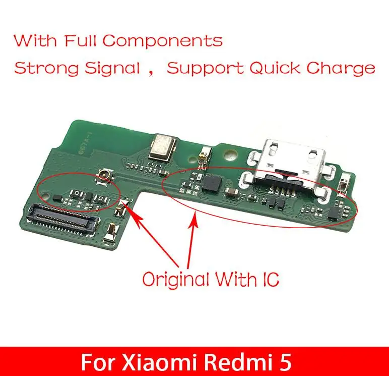 Гибкий кабель с разъемом Micro USB для зарядного устройства Xiaomi Redmi 5 | Мобильные