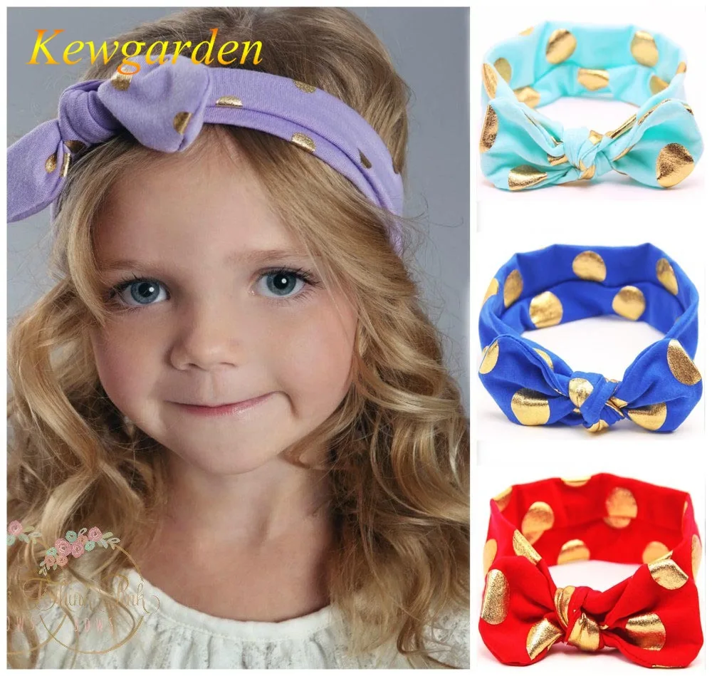 

Kewgarden New knotted headband children hair band hair accessories baby headband 4Pcs