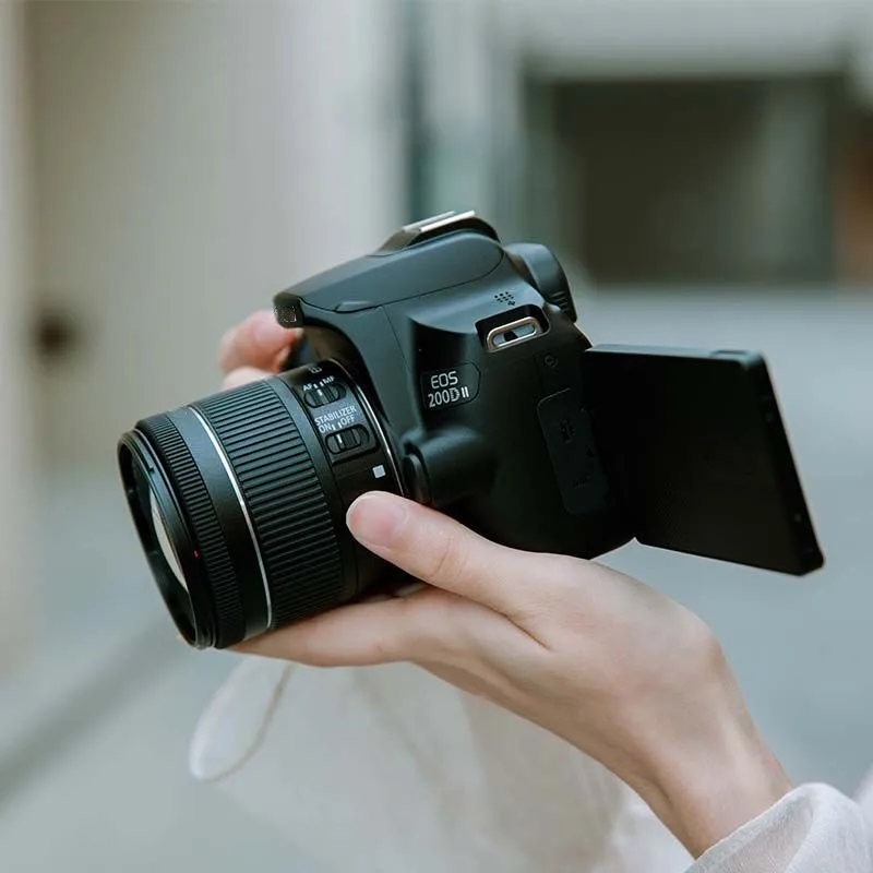 Б/у DSLR-камера Canon 200D II (250D Rebel SL3) с объективом 18-55 мм | Электроника