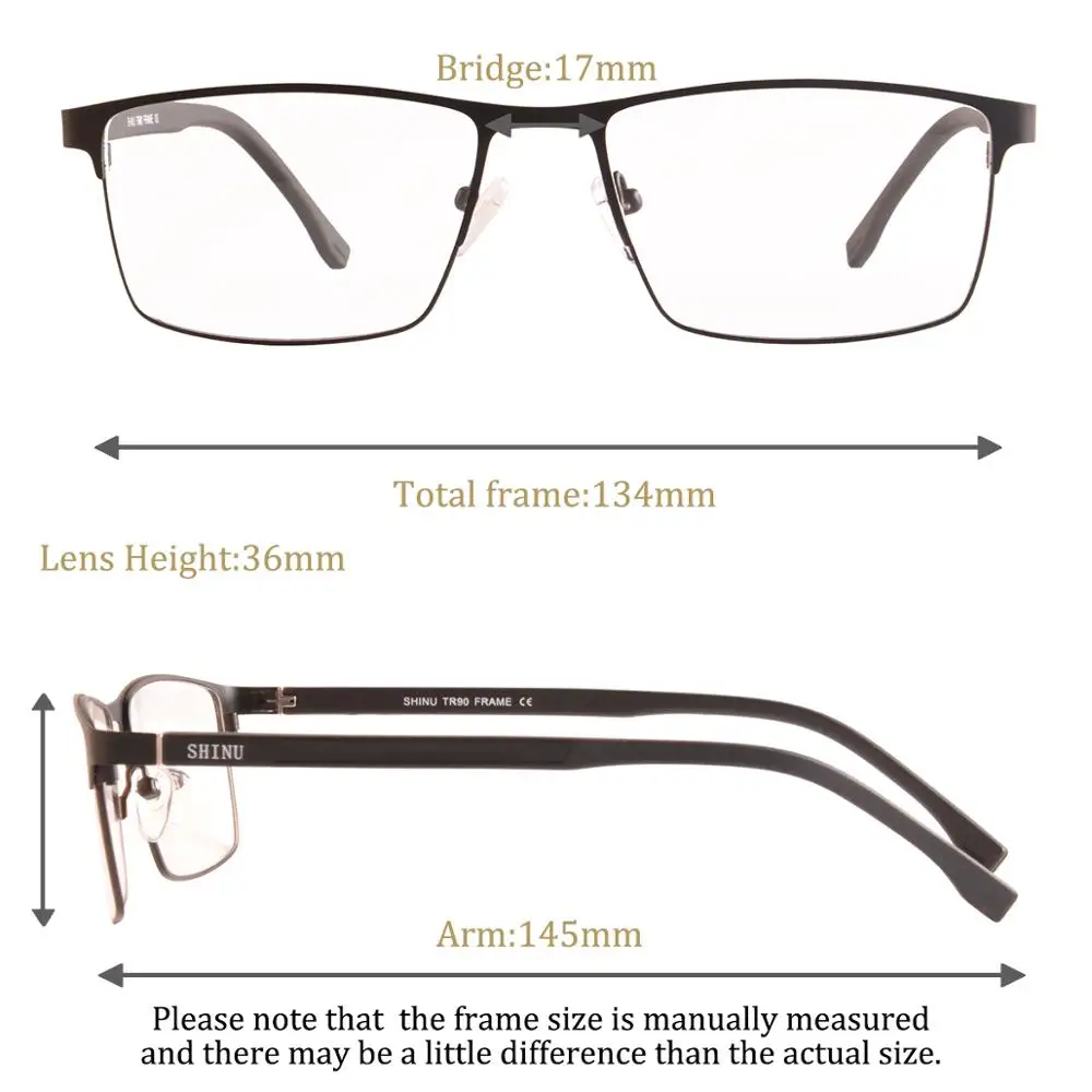 

Men Reading Glasses Anti Blue Ray Spectacle Antifatigue Anti-radiation Presbyopic Myopia Eyewear Male Reader Diopter Eyeglasses