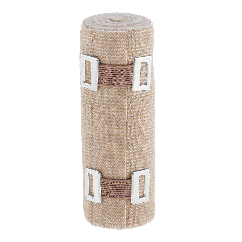 

2020 New Arrival 4 /6 inch Cotton Sports/Body Wrap Elastic Bandage Latex Free with 2 Clips