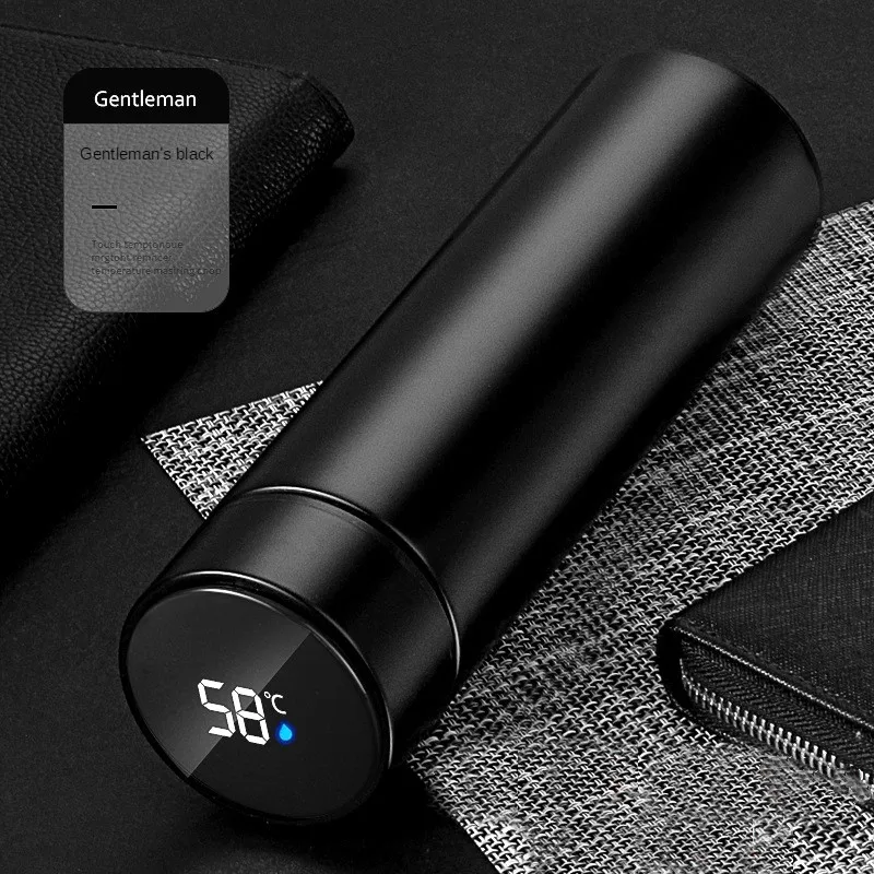 

Smart Insulation Cup Temperature Display Portable Stainless Steel Vacuum Water Cup Coffee Cups Business In-Car Insulation Cup