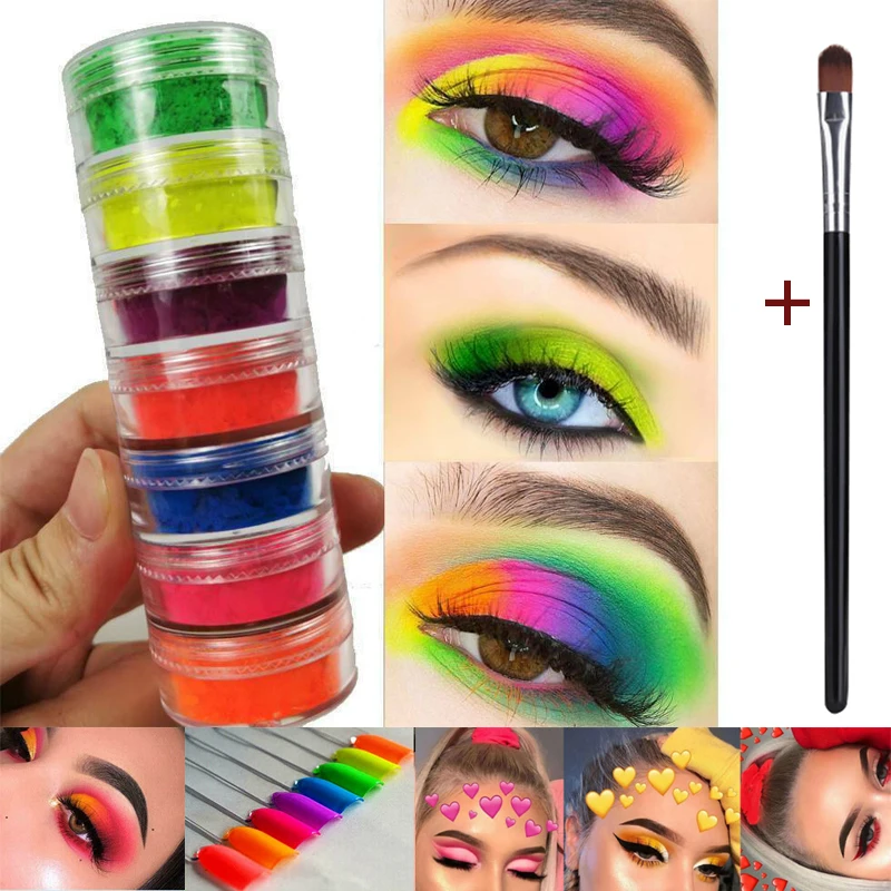 Набор инструментов для макияжа TSLM1 стойкие флуоресцентные смешанные неоновые