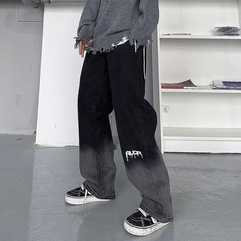 

Women's Jeans High Waist Fashion Wide Leg Jeans Streetwear Plus Size Trousers Female Baggy Maiden Denim boot cut Pants 2022