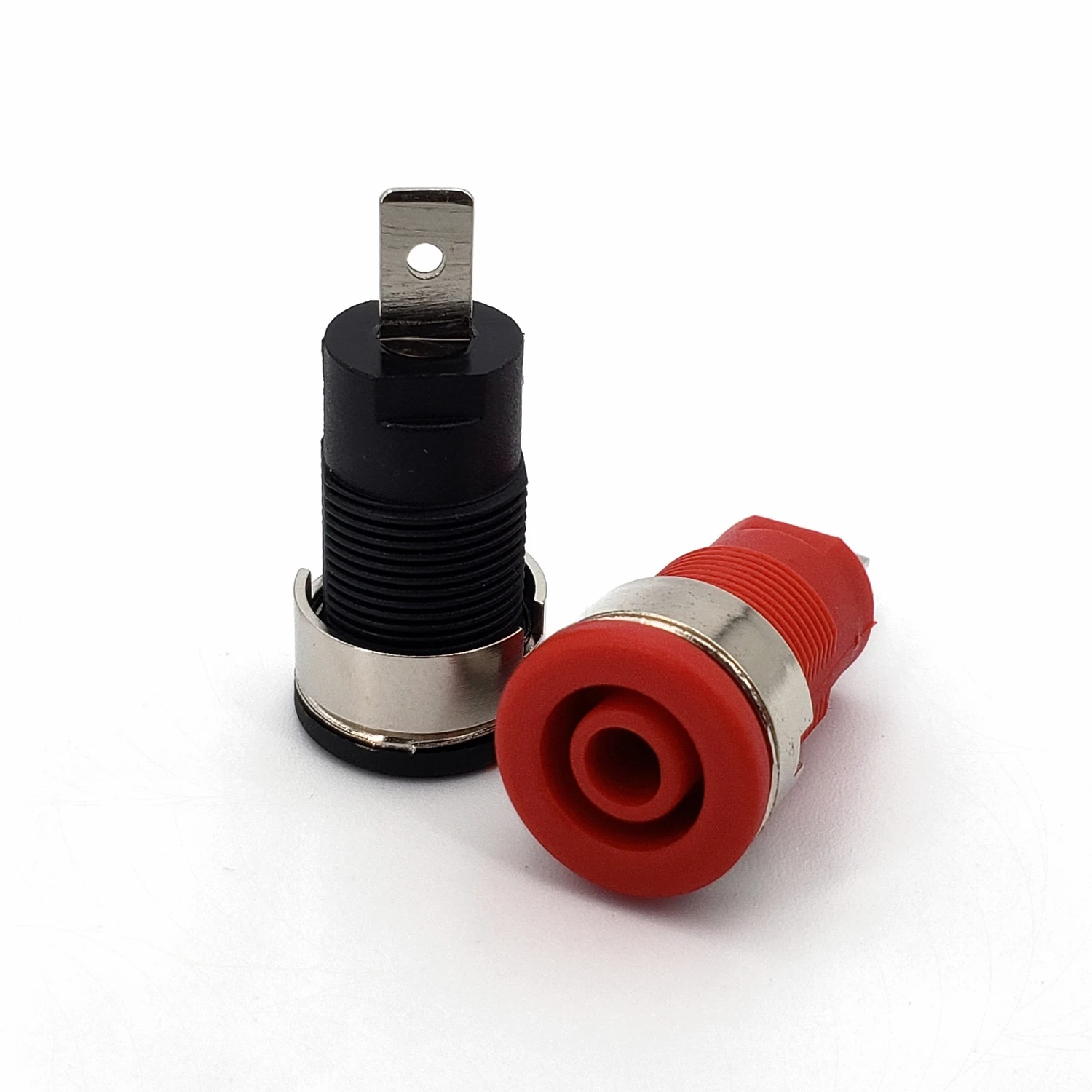 10 шт изолированный нейлон 4 мм Женский Банан Джек Панель Крепление безопасности