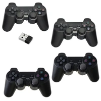 usb wireless double handle game controller joystick vibration gamepad for pc