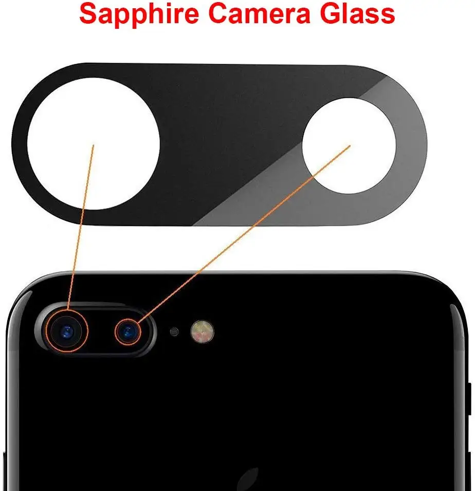 Задняя камера стеклянная крышка объектива Замена для iPhone 7 8 7Plus 8Plus X XR XS XSMAX с