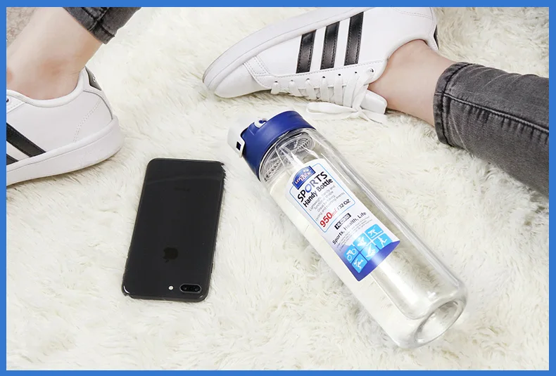 Бутылка для воды портативные пластиковые контейнеры спортзала уличные