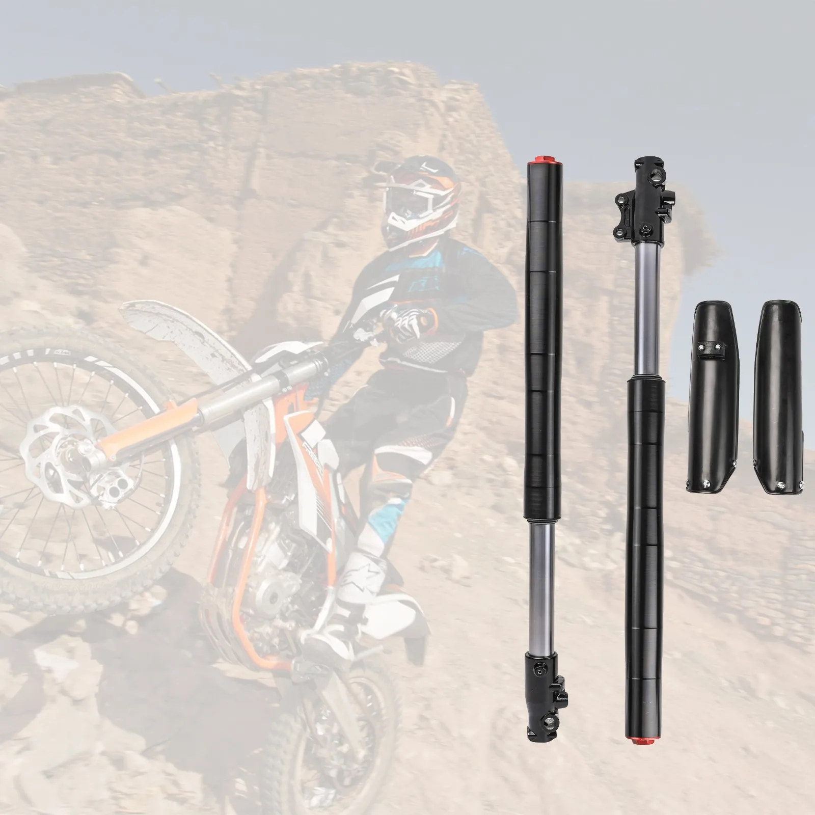 Оригинальная амортизационная Вилка передней оси 700 мм для китайского велосипеда