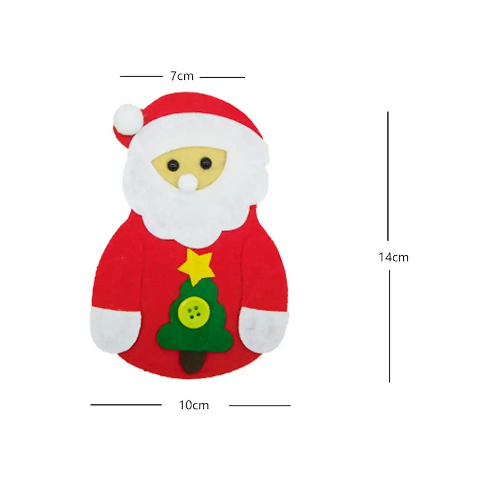 HiMISS Санта Рождественские столовые приборы держатель сумка снеговик лося вилка