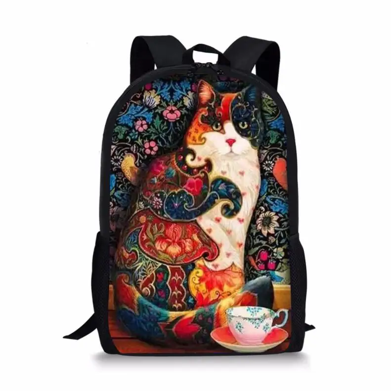 style 6 Новые стильные рюкзаки для школы с милым животным принтом, Детские рюкзаки для мальчиков и девочек, повседневные дорожные рюкзаки - Цвет: style 6