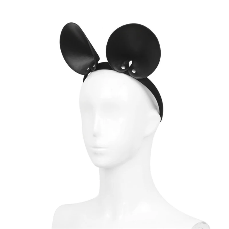 Ролевые Фетиш сексуальные уши демона для женщин и мужчин гей Кружевная повязка