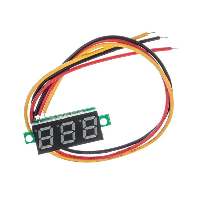 0.28 Inch Mini LED Display 0-100v 3-wire System Voltmeter Measurement Tool 200ms Speed/time Accuracy | Инструменты