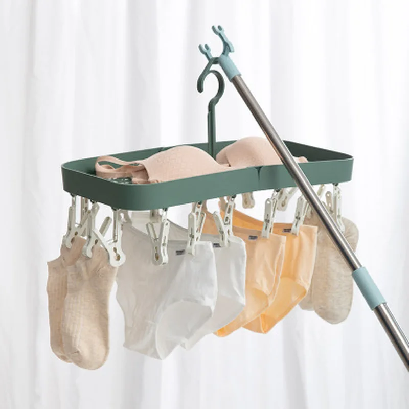 Многозажимная складная вешалка для сушки одежды космические заставки доска