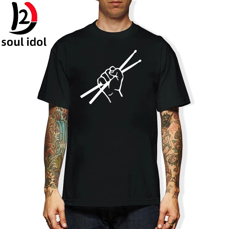 D2 Одежда высшего качества с круглым вырезом барабаны Mer Летние футболки в стиле