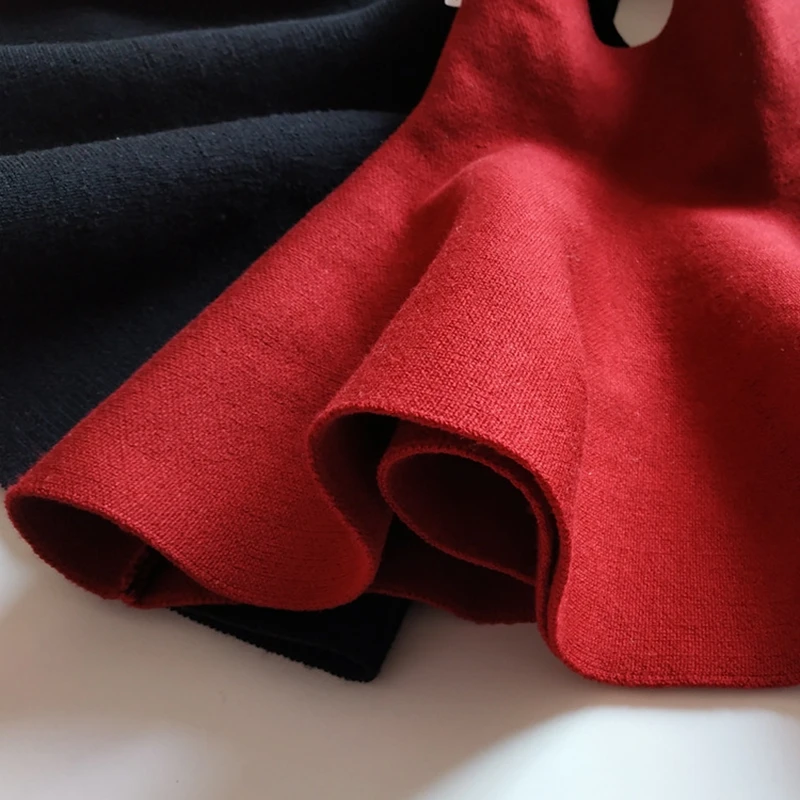 

Baby Girls Winter Clothes Fashion Casual Knit Skirt Princess Tutu Skirts Kids Christmas Clothes Children Clothes