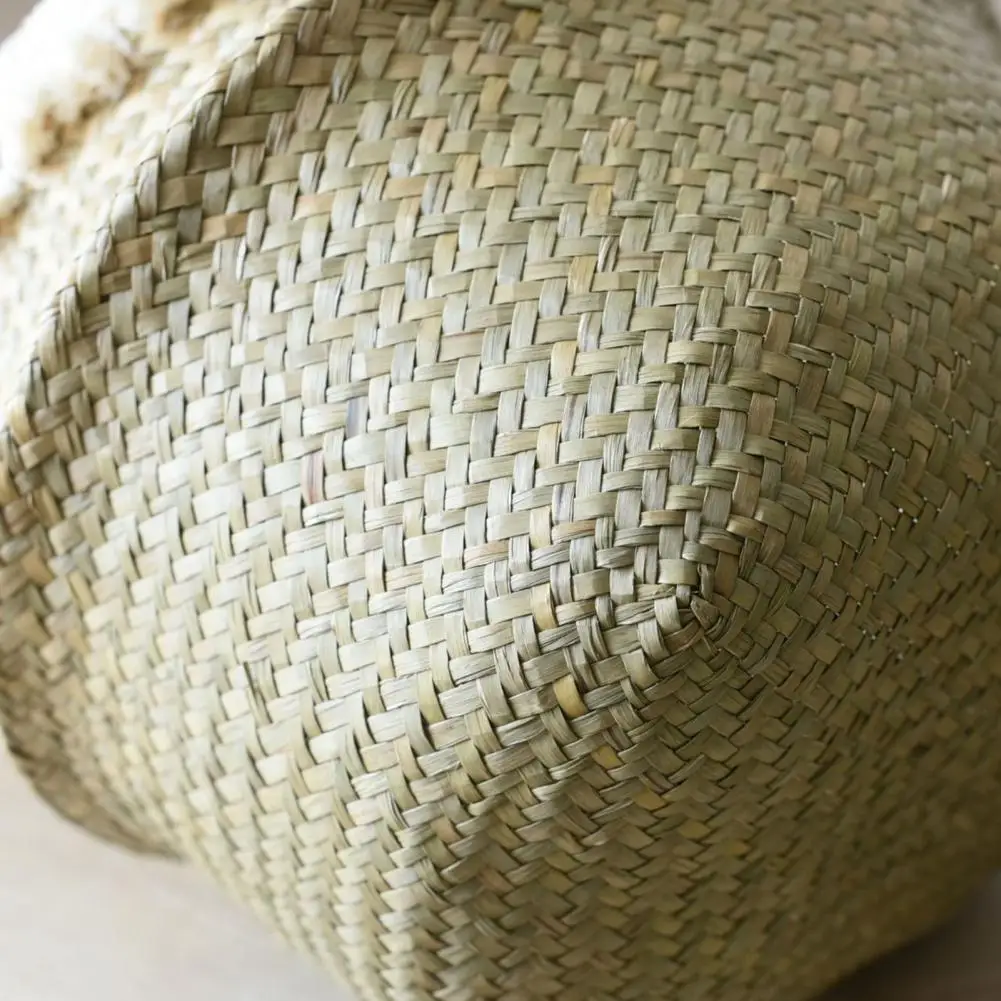 Корзина для хранения морских водорослей ручной работы соломенный органайзер