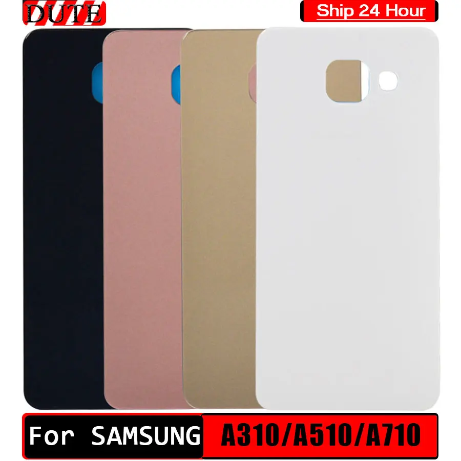 Крышка батарейного отсека для SAMSUNG Galaxy A5 A7 A9 A3 2016 Задняя стеклянная крышка корпуса