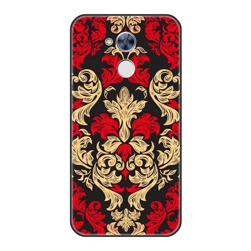 Чехол из TPU задней крышки для Huawei Honor 6A 4C 5C 6C Pro Soft Silicone Mandala Flower Aesthetic Phone Case 6 5A 4X 5X 6X on.