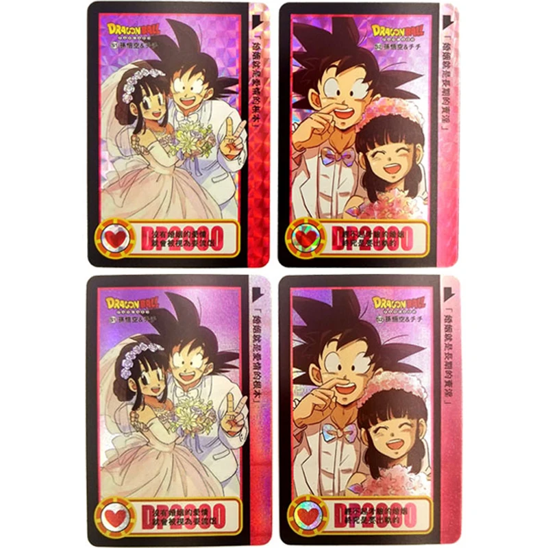 Dragon Ball Son Goku Chichi свадебный 2 шт. аниме флеш-карта Детская фотография День рождения