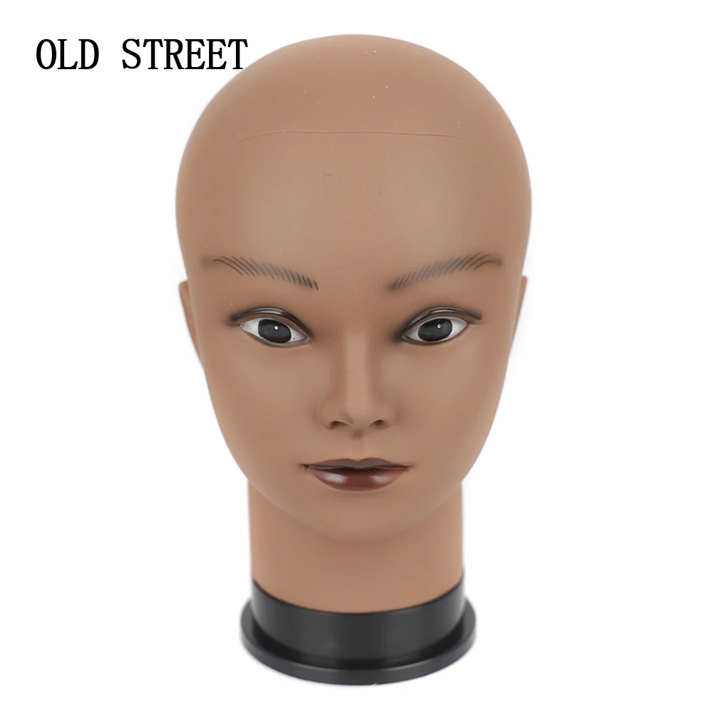 

Hot Selling Female Afro Head Model Dummy Hat Scarf Head Mannequin Realistic Plastic Men Face For Hat Glasses Display