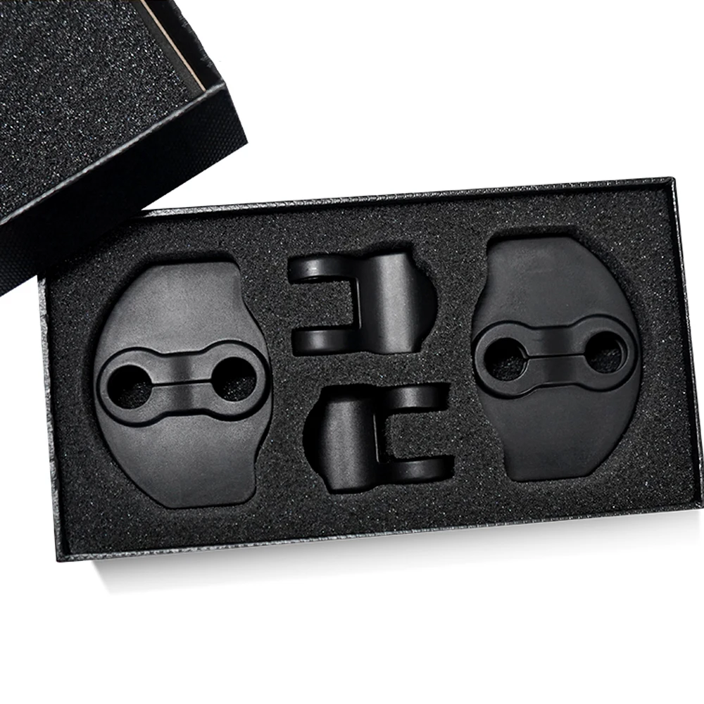 

Car door lock cover for Tesla Model 3 car styling door lock decoration cover car covers door stopper protection cover auto parts