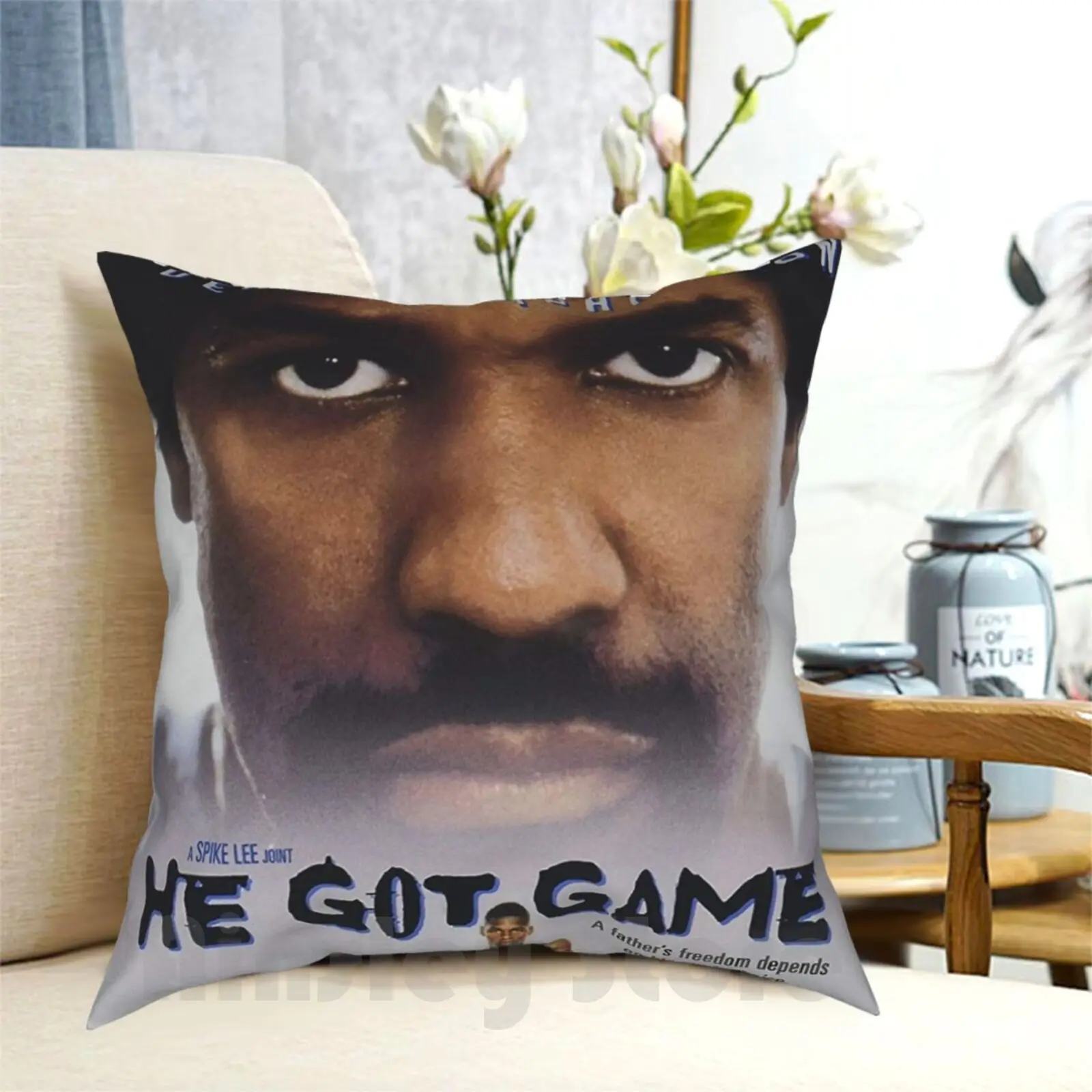 

Film Cult-Hgg Pillow Case Printed Home Soft Throw Pillow He Got Game Hgg Cult Movie Spike Lee Denzel Washington Film