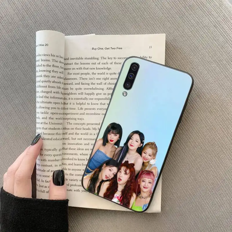 

singer sexy girl KPOP GIDLE Phone Case For Samsung galaxy S 7 8 9 10 20 edge A 6 10 20 30 50 51 70 note 10 plus