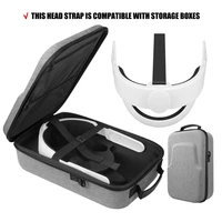 5in1 new k3 elite head strap comfort foam padhard eva travel carry case bag for oculus quest 2 vr travel case accessories set