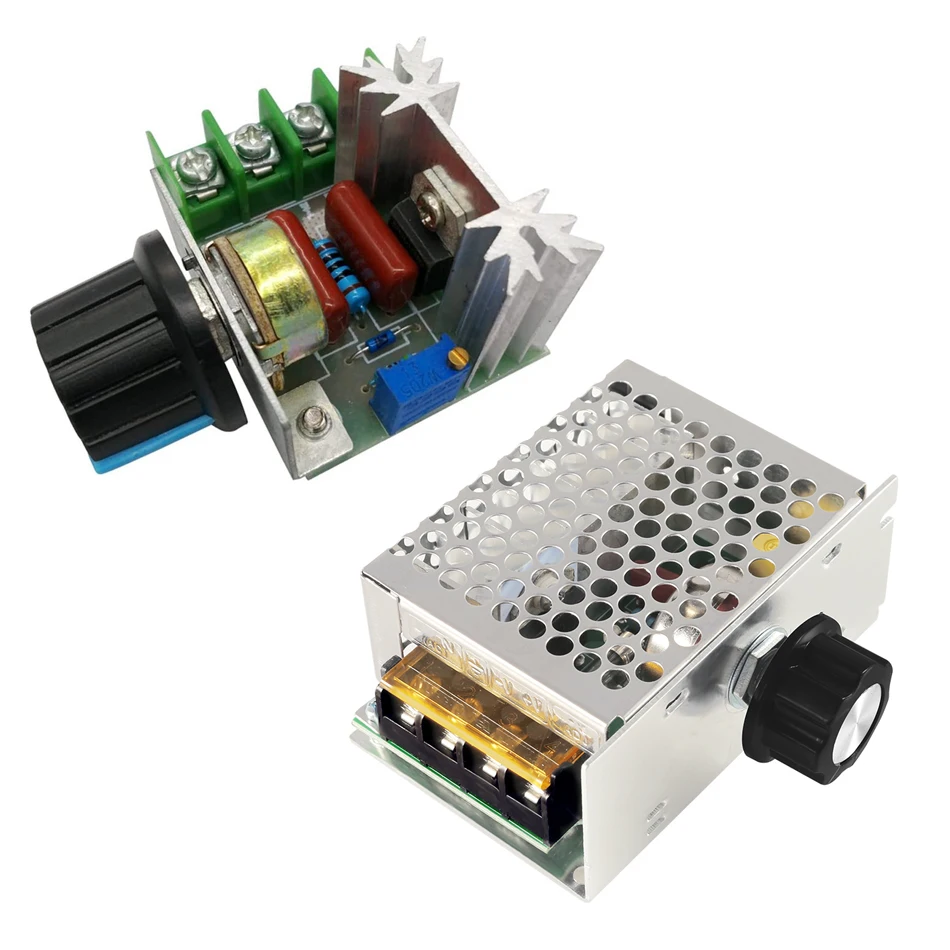 2000 4000 Вт высокомощный тиристорный электронный регулятор напряжения переменного