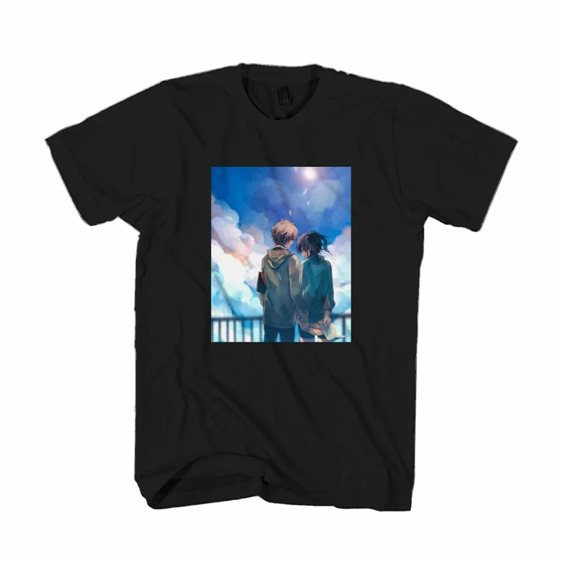 Новая модная футболка для мальчиков в стиле аниме Манга Kawaii американский размер