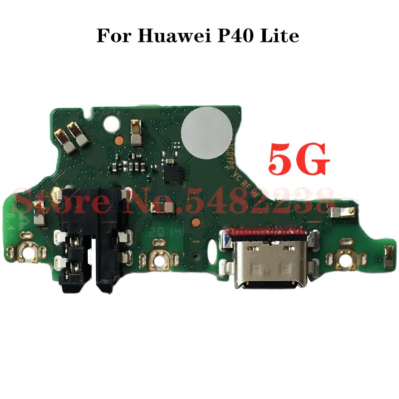 

Оригинальный USB Зарядка Док-станция зарядного устройства с портом микрофоном Flex кабель для Huawei P40 Lite 5G штекер зарядного устройства доска с м...