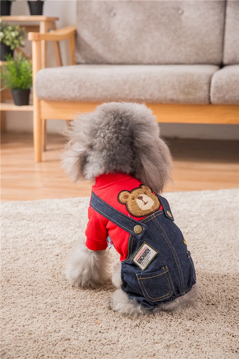 Hipidog Новое поступление мультяшная Одежда для собак для маленьких комбинезон для собак Прямая поставка
