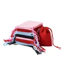 Бархатные мешочки на шнурке для ювелирных изделий, 5 х7 см, 7 Х9 см, 100 шт.